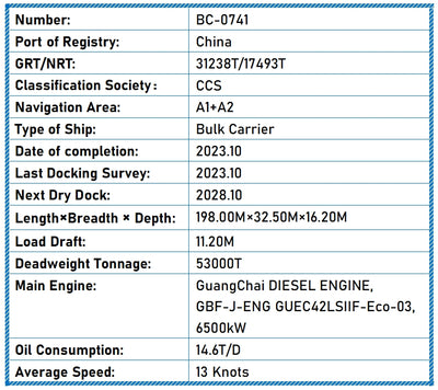 2023 Built 53000 DWT Bulk Carrier For Sale